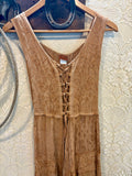 Scully Bohemian Lace Up Dress size Large