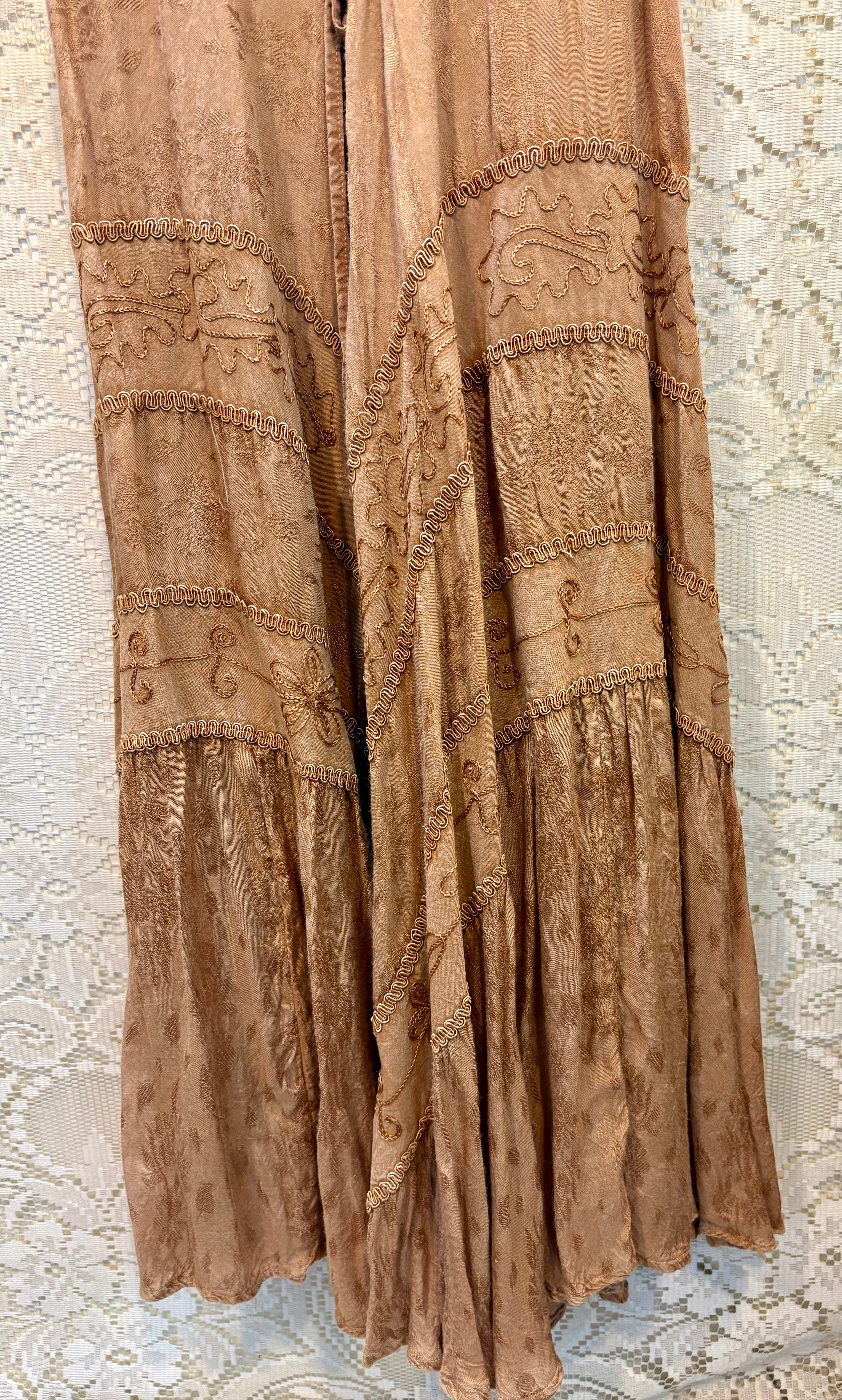 Scully Bohemian Lace Up Dress size Large