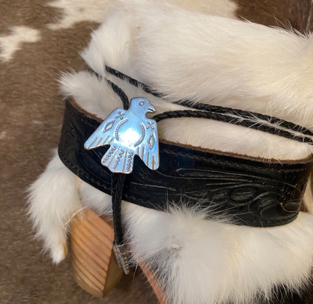 Handcrafted Leather and Fur Vintage Ankle Booties