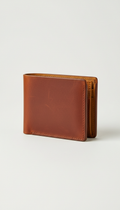 Vintage-Inspired Leather Bifold Wallet